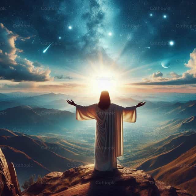 Cristo Re dell’Universo - Immagini stock cattoliche - Foto di Irene Maciá Doménech