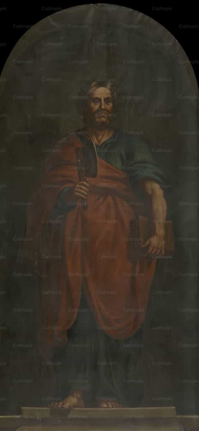 Saint Matthias l’Apôtre - Images catholiques de stock