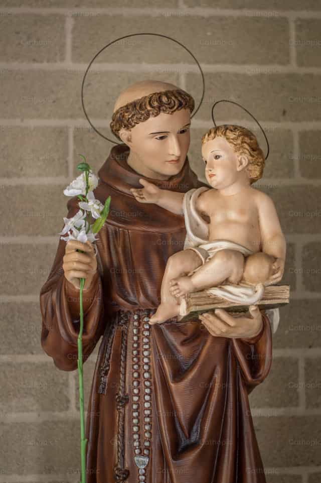 Heilige Antonius van Padua - Katholieke stockfoto's - Foto door Carolina BR
