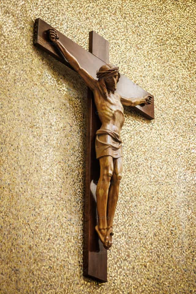 Crucificado - Imagens católicas de stock