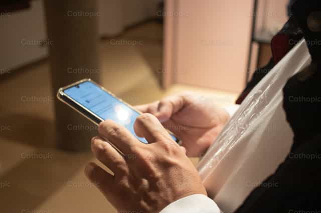 Digitaler Mönch - Katholische Stockfotos