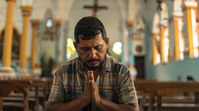 Oración - Banco de imágenes católicas - Fotografía por Carolina BR
