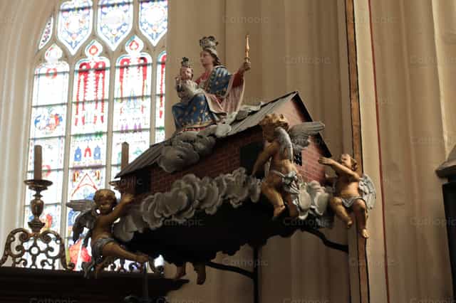 La casa de la Virgen - Banco de imágenes católicas