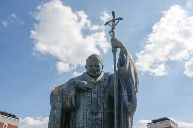 São João Paulo II - Imagens católicas de stock
