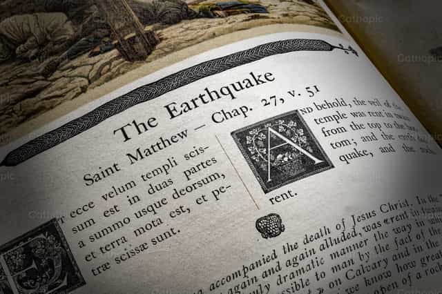 El Evangelio de San Mateo, capítulo 27 - Banco de imágenes católicas - Fotografía por Bible and Art