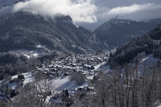 Chamonix-Mont-Blanc - Mga Catholic stock image