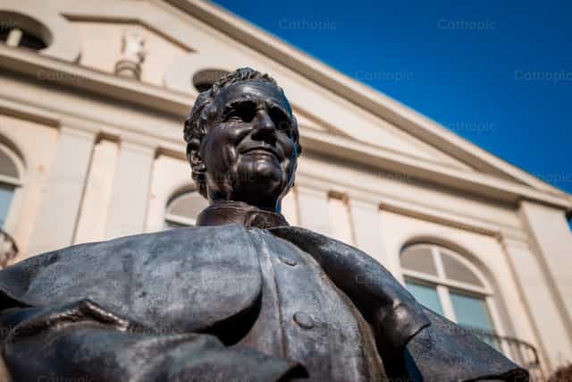 Beeld van Don Bosco - Katholieke stockfoto's