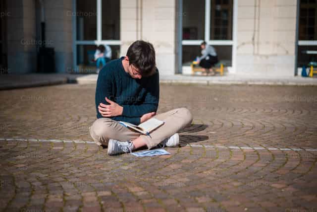 Retreat - Catholic stock images
