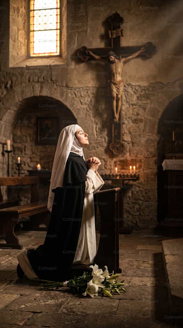 Santa Catalina de Siena - Banco de imágenes católicas - Fotografía por Aqu Alvarez