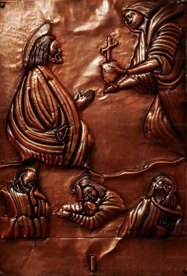 Mga Istasyon ng Krus (Unang Istasyon) - Mga Catholic stock image - Larawan ni Javier Bastidas