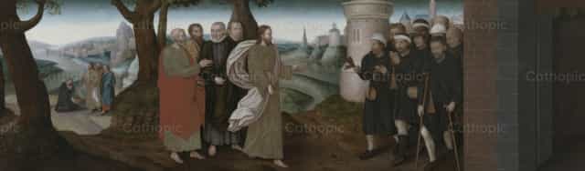 Jesus and the Ten Lepers - Catholic stock images