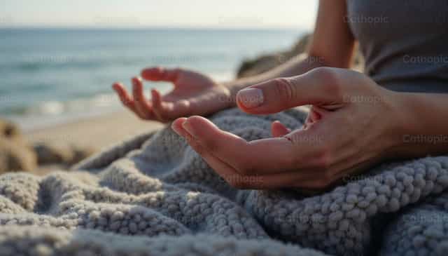 Paz y meditación en Dios - Banco de imágenes católicas