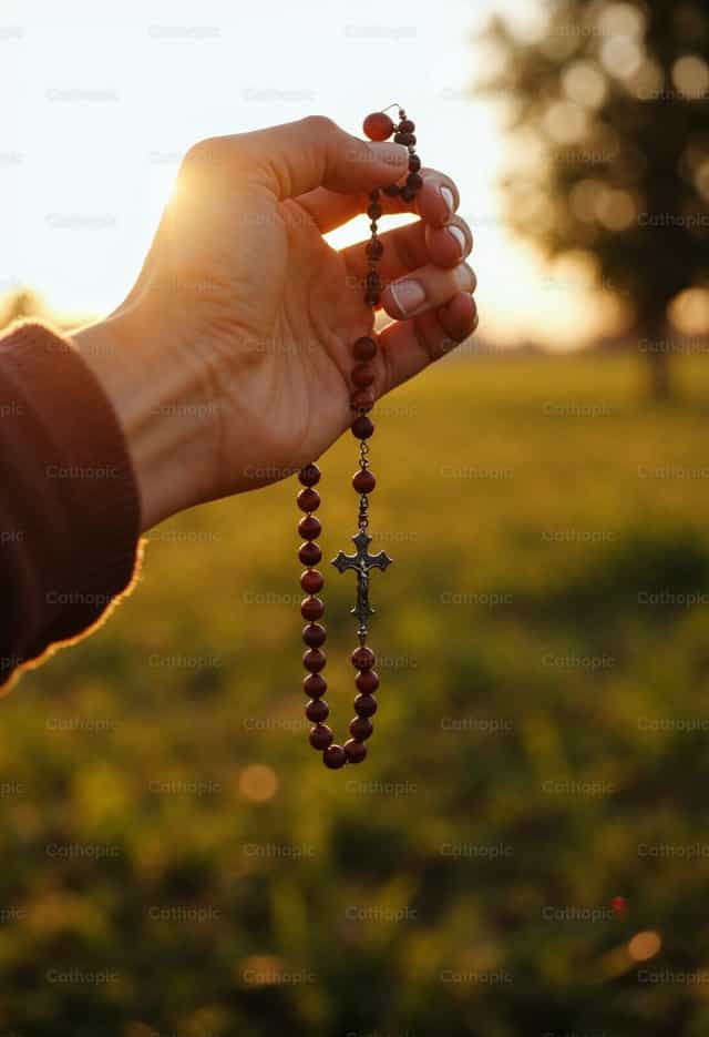 Oração do Santo Rosário - Imagens católicas de stock - Foto de Noemí Márquez