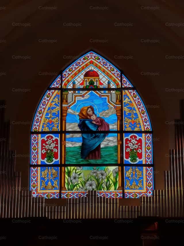 Vierge à l’Enfant - Images catholiques de stock