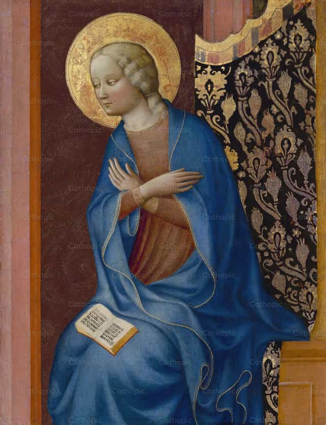 Our Lady of the Annunciation - Mga Catholic stock image