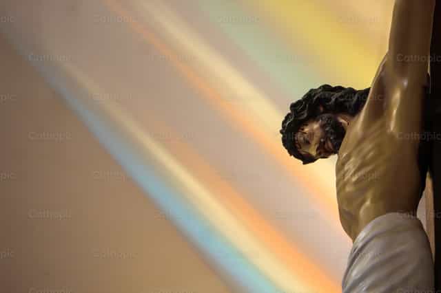 Christ on the cross - Catholic stock images