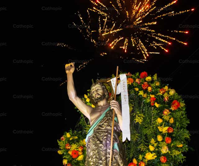 Festa de São João Batista - Imagens católicas de stock