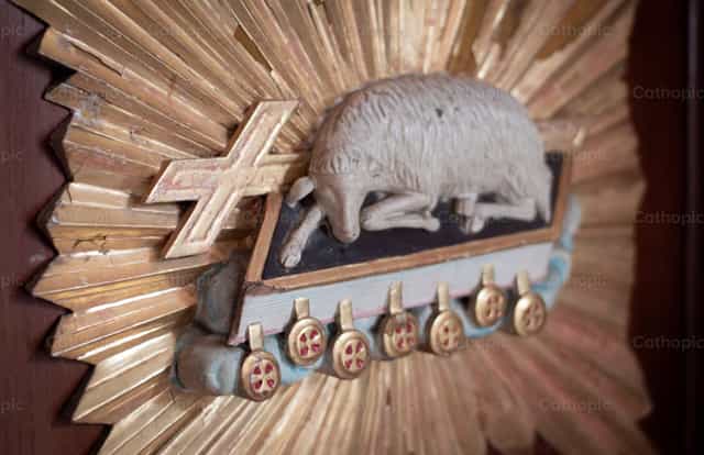 Cordeiro de Deus - Imagens católicas de stock - Foto de Carolina BR