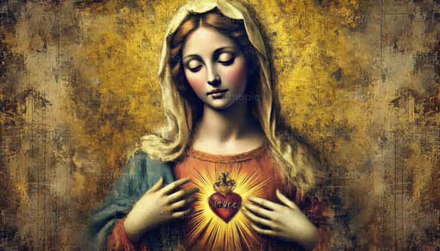 Inmaculado Corazón de María - Banco de imágenes católicas