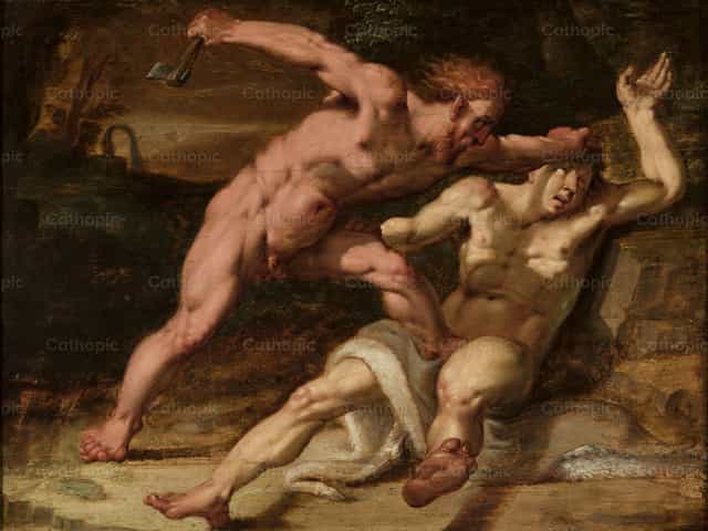 Káin és Ábel - Katolikus stockképek - Fotó: Restored Christian Art