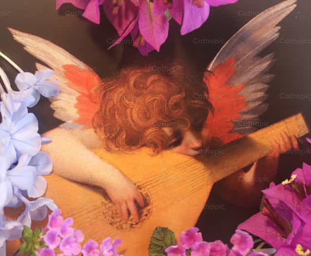 Angel musical - Banco de imágenes católicas