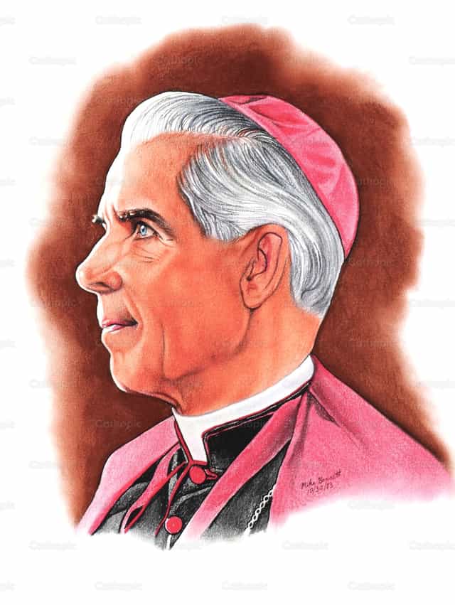 Błogosławiony Fulton J. Sheen - Katolickie zdjęcia stockowe - Zdjęcie: Mike Bennett