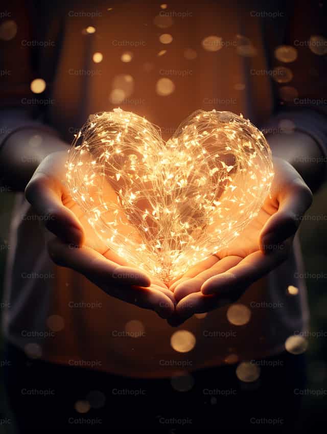 Corazon de luz - Banco de imágenes católicas