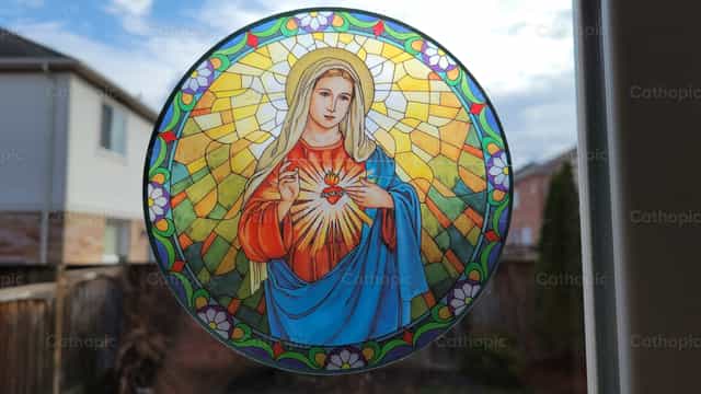 Das Unbefleckte Herz Mariens - Katholische Stockfotos - Foto von Anna Kania