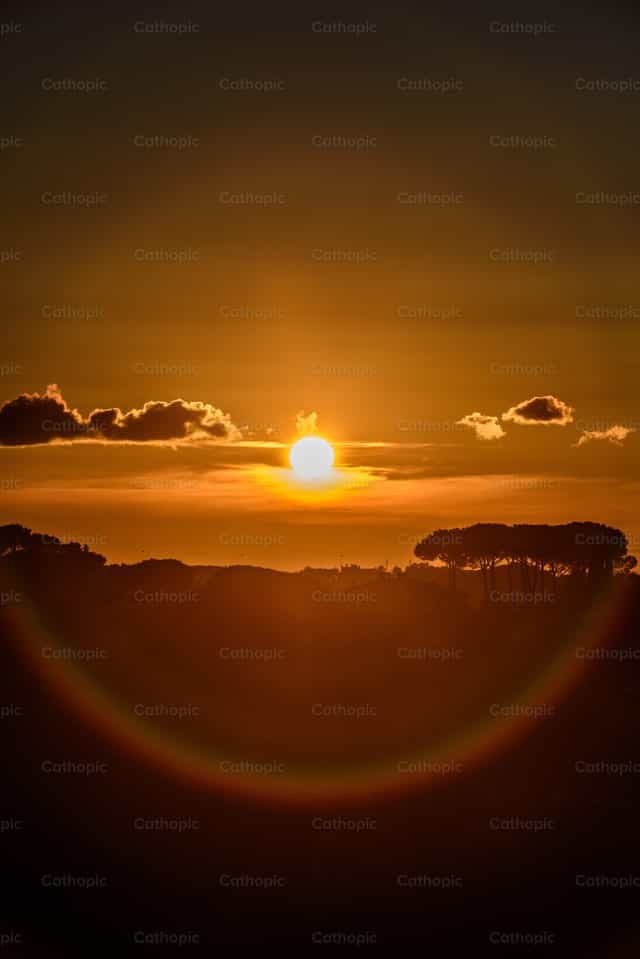 Atardecer - Banco de imágenes católicas - Fotografía por Luis Ángel Espinosa, LC