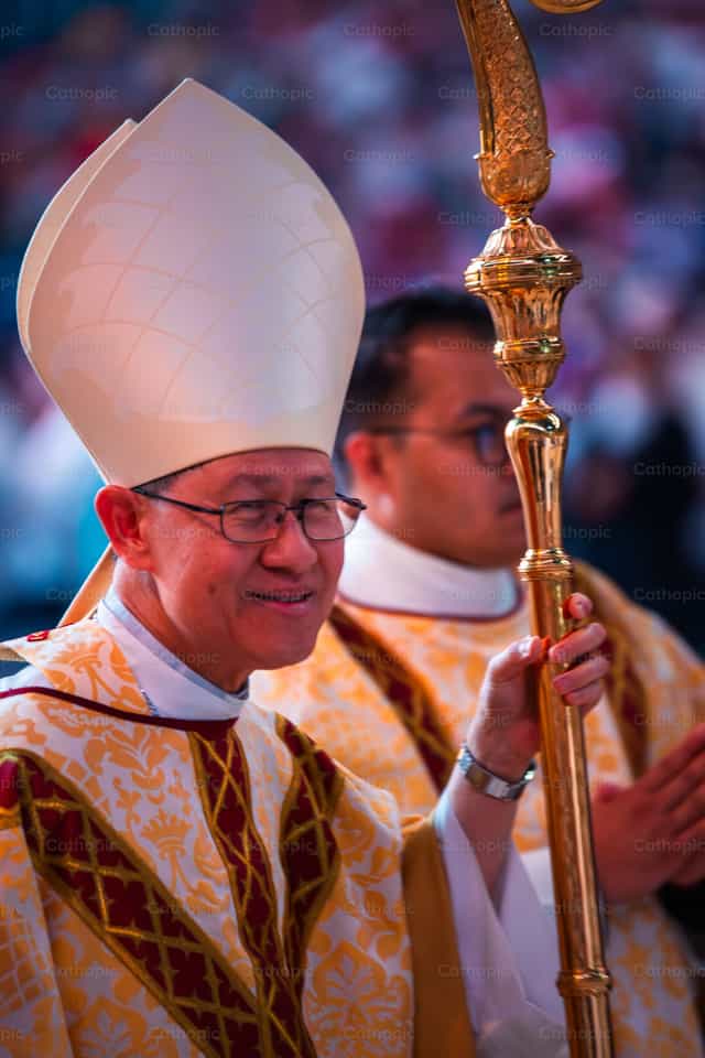 Cardenal Tagle en el Congreso Eucarístico Nacional - Banco de imágenes católicas - Fotografía por Erick Macek