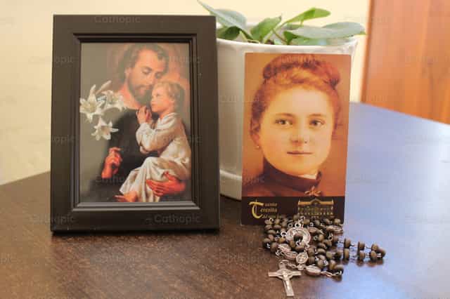San José y Santa Teresa - Banco de imágenes católicas - Fotografía por Gloria Estela Oliva