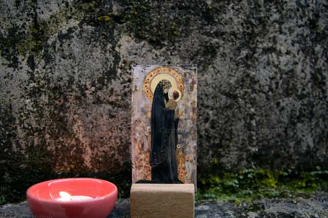 María y el niño Jesús - Banco de imágenes católicas - Fotografía por Carolina BR