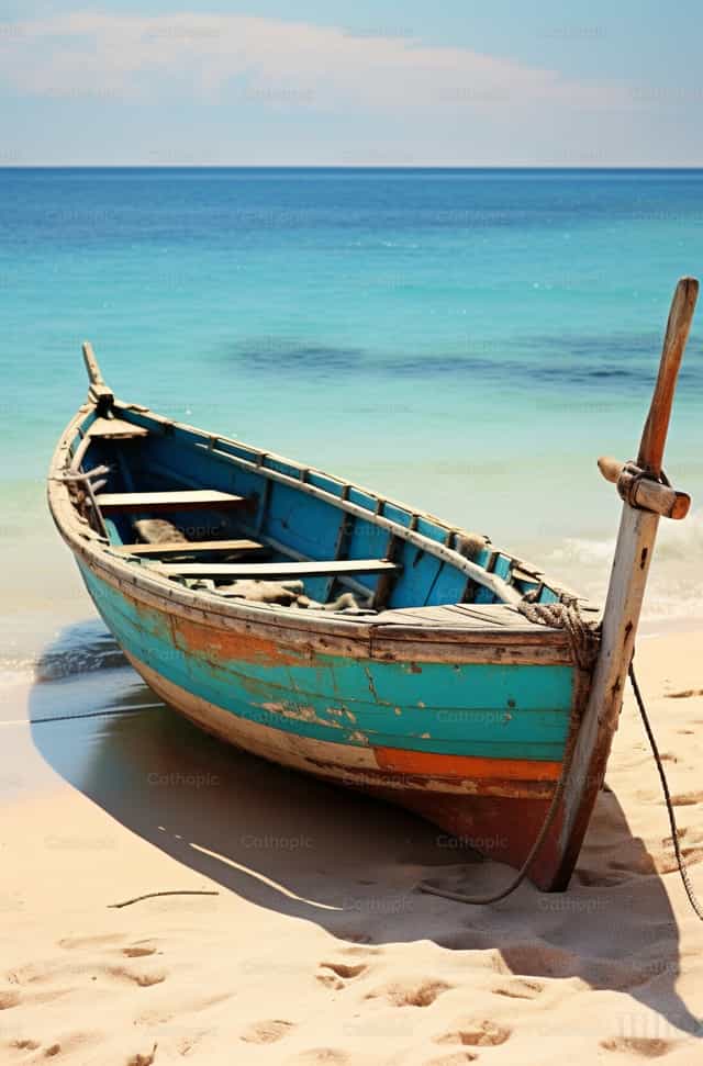 海上的船 - 天主教图库图片 - 摄影： Carolina BR