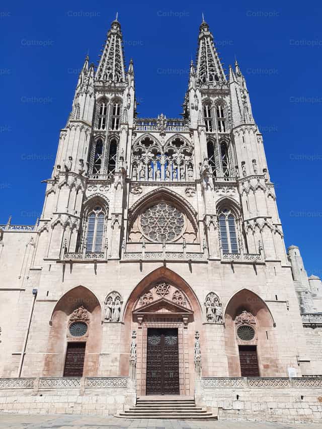 Catedral de Burgos - Imagens católicas de stock - Foto de Alf B
