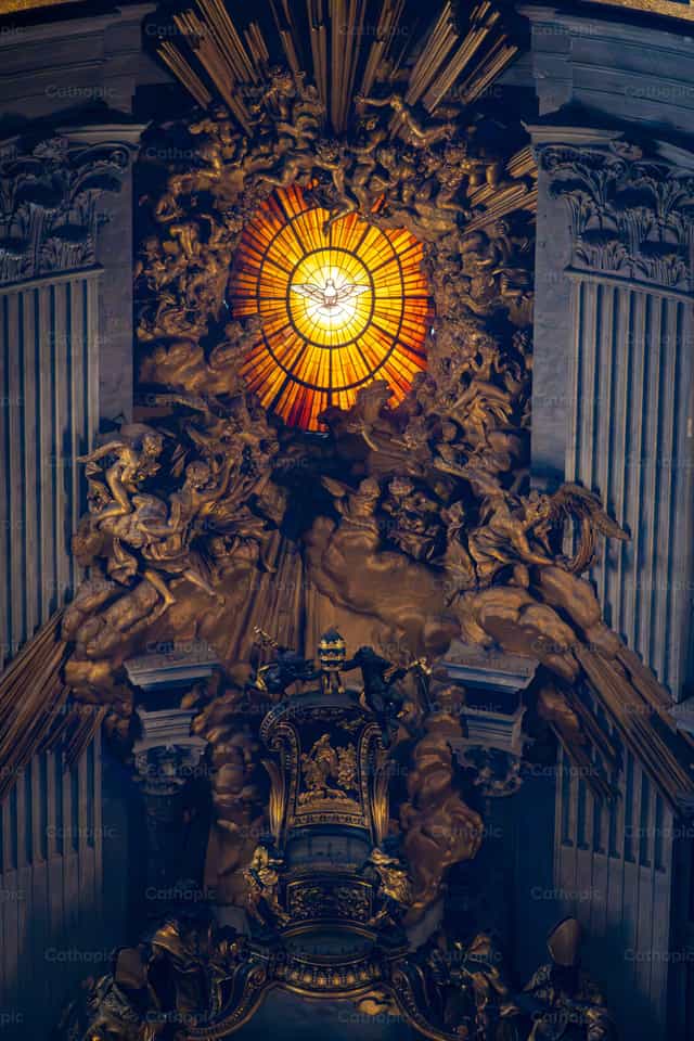 La paloma del Espíritu Santo (Vaticano) - Banco de imágenes católicas