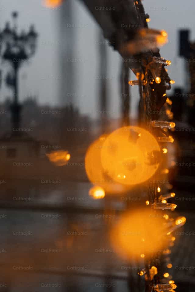 Luces de Navidad - Banco de imágenes católicas
