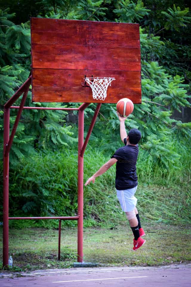 Basket-ball - Images catholiques de stock