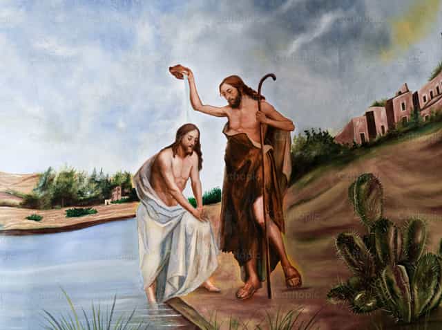 Bautismo de Jesús - Banco de imágenes católicas - Fotografía por Carolina BR