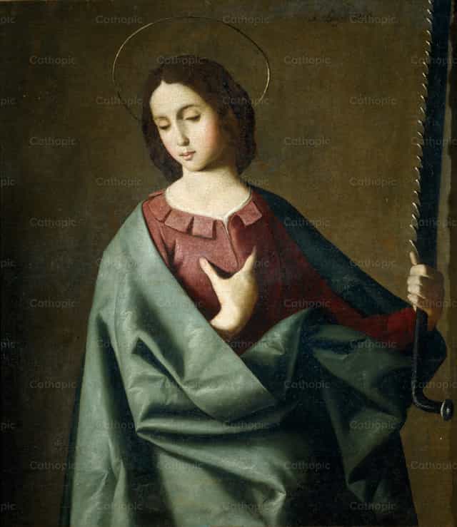 Santa Eufemia - Banco de imágenes católicas - Fotografía por Restored Christian Art