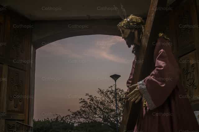 Jesus Nazareno da Saúde - Imagens católicas de stock