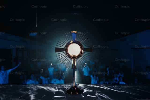Très Saint Sacrement - Images catholiques de stock