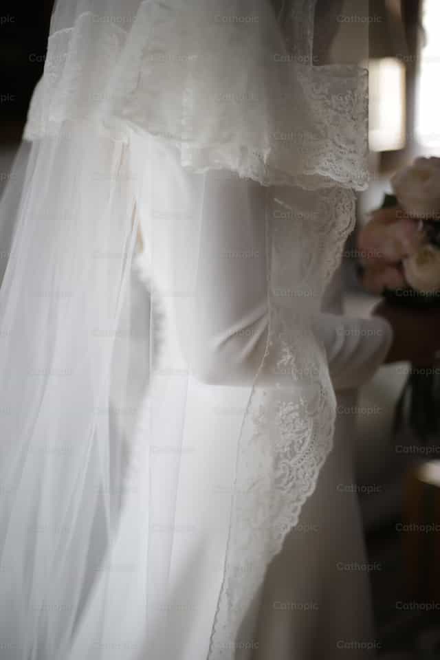 Brautkleid - Katholische Stockfotos