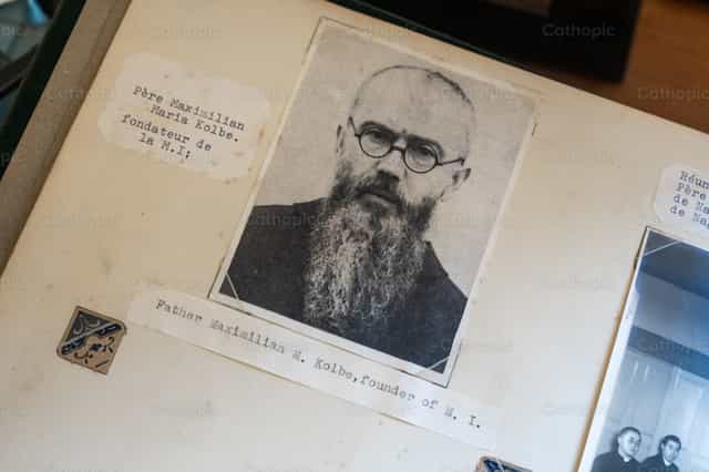 São Maximiliano Kolbe - Imagens católicas de stock