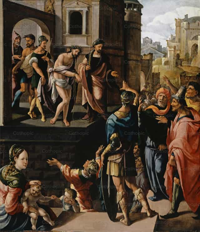 彼拉多面前的基督——厄科何摩（Ecce Homo） - 天主教图库图片 - 摄影： Restored Christian Art