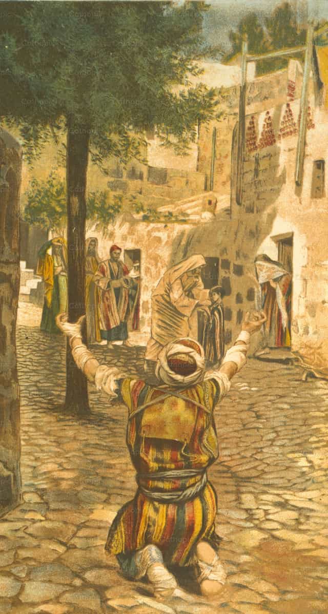 迦百农的麻风病人得医治 - 天主教图库图片 - 摄影： Restored Christian Art