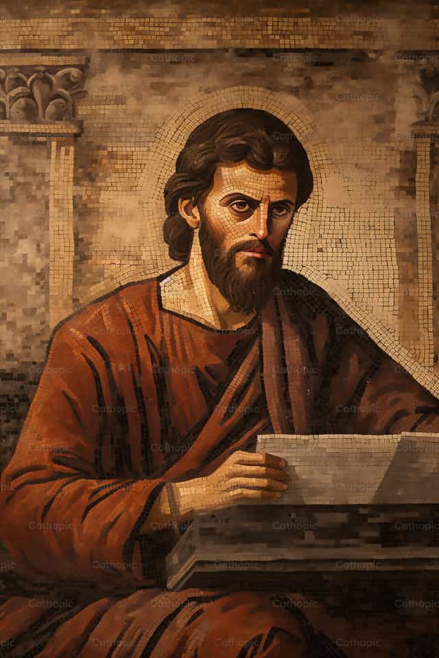 Heilige Paulus de Apostel - Katholieke stockfoto's