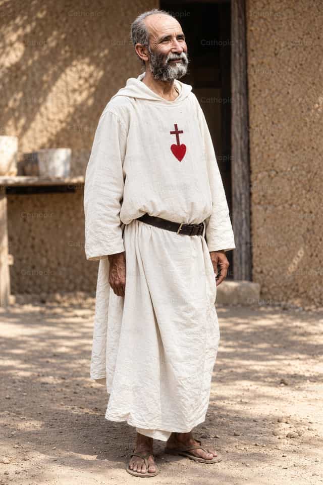 Heiliger Charles de Foucauld - Katholische Stockfotos