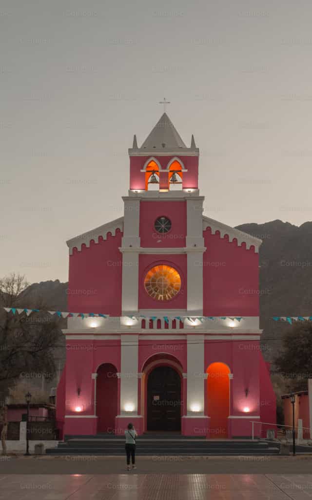 Simbahan ng Birhen ng Candelaria - Mga Catholic stock image