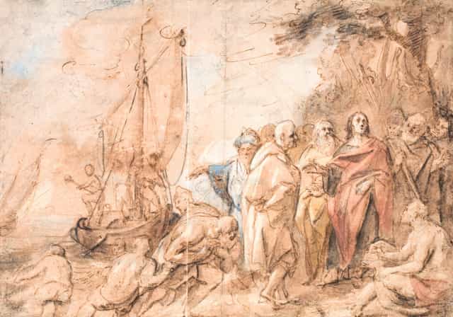 베드로와 안드레의 부르심 - 가톨릭 스톡 이미지 - 사진 제공 Restored Christian Art