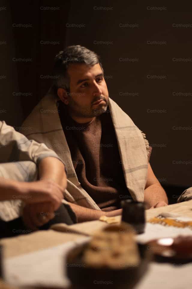 Mga Apostol ni Jesus, Ang Huling Hapunan - Mga Catholic stock image